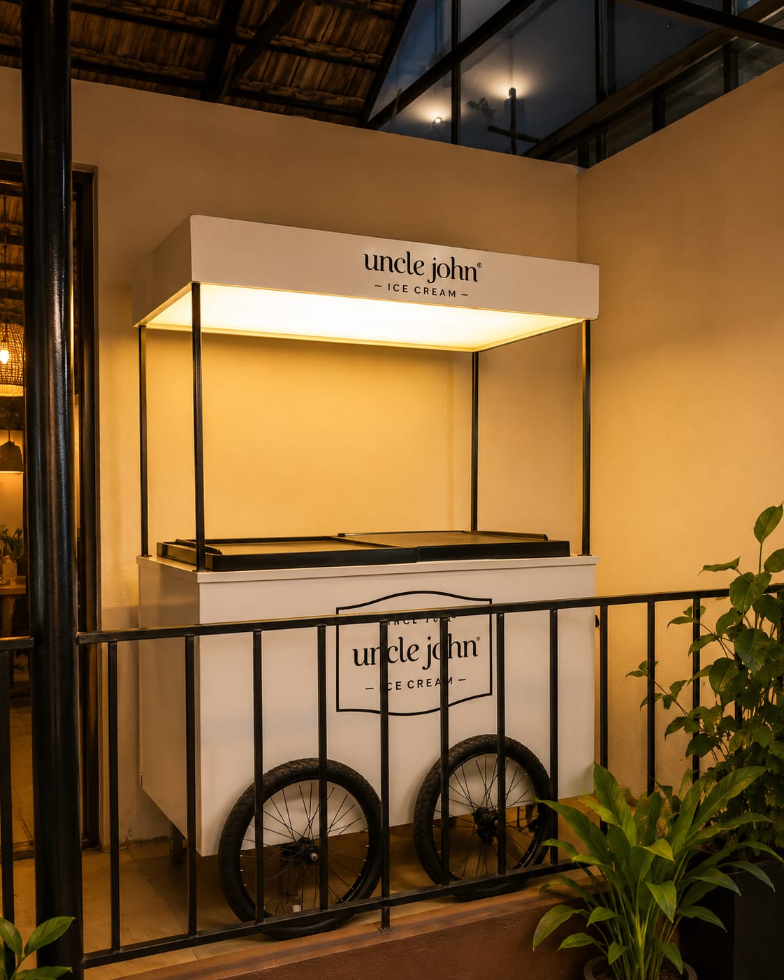 Uncle John Ice Cream Cart